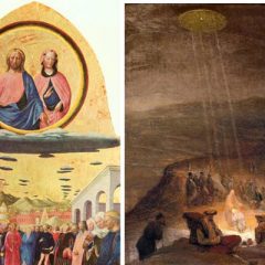UFO na starych obrazach? Religia i kosmici… Szokujące dzieła sztuki! Zobaczcie zagadkowe nagranie!