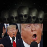 Dziwna istota nagrana przy Trumpie? Były prezydent USA współpracuje z kosmitami?